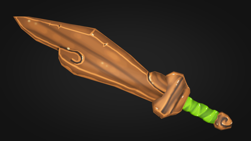 Hand Painted Wooden Sword preview image